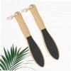 Beatifufu 2pcs Double-Sided Wooden Exfoliating Tool for Feet Natural Callus Remover Dead Skin Rubbing Board for Smooth Foot Care and Pedicures view 2