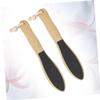Beatifufu 2pcs Double-Sided Wooden Exfoliating Tool for Feet Natural Callus Remover Dead Skin Rubbing Board for Smooth Foot Care and Pedicures view 4