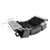 CRYBY Rolling Makeup Case, Multi-Layer Makeup Train Case Makeup Travel Organizer with 6 Trays & 2 Keys, 110.23lbs Capacity Lockable Cosmetic Case Salon Barber Case Makeup Storage Cart (Black) view 3