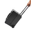CRYBY Rolling Makeup Case, Multi-Layer Makeup Train Case Makeup Travel Organizer with 6 Trays & 2 Keys, 110.23lbs Capacity Lockable Cosmetic Case Salon Barber Case Makeup Storage Cart (Black) view 4