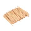 Beatifufu 200pcs Nail Art Wood Sticks Double Sided Cuticle Pusher Remover for Manicure Pedicure Lightweight Orange Wood Tools for Nail Care and Cleaning view 1