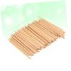 Beatifufu 200pcs Nail Art Wood Sticks Double Sided Cuticle Pusher Remover for Manicure Pedicure Lightweight Orange Wood Tools for Nail Care and Cleaning view 2