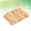 Beatifufu 200pcs Nail Art Wood Sticks Double Sided Cuticle Pusher Remover for Manicure Pedicure Lightweight Orange Wood Tools for Nail Care and Cleaning view 3
