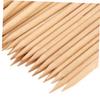 Beatifufu 200pcs Nail Art Wood Sticks Double Sided Cuticle Pusher Remover for Manicure Pedicure Lightweight Orange Wood Tools for Nail Care and Cleaning view 4