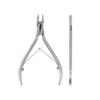 Cricket Logo 1/4 Jaw Nipper and Cuticle Pusher Professional Nailcare Set for Pushing back Cuticles, Professional Trimmer and Cuticle Remover, Luxury Fine Sharp Tip, Stainless Steel view 1
