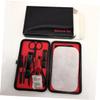 Beatifufu Stainless Steel Manicure and Pedicure Set with Pu Case Complete Nail Grooming Kit for Hand and Foot Care Includes Nail Clippers Cuticle Remover and More view 2