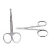 WOONEKY 2pcs Stainless Steel Nose Hair Trimmer and Eyebrow Scissors Rounded Tip for Safety and Curved Blades for Precision Trimming for Men and Women Easy to Use view 1