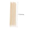 Beatifufu 200pcs Nail Sticks Cuticle Pusher and Remover for Manicure and Pedicure Lightweight Natural Wood Nail Art Supply for Cleaning and Grooming view 2