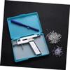 WOONEKY -in-1 Ear Piercing Kit: 80pcs Studs Marking Pen Storage Case Effortless Piercing Experience Random view 4