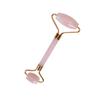 GOOHOCHY Natural Rose Quartz Facial Roller and Gua Sha Set Skin Care Massager for Anti-Aging Wrinkle Reduction Lightweight Dual-Sided Roller for Face Neck and Eye Area view 1