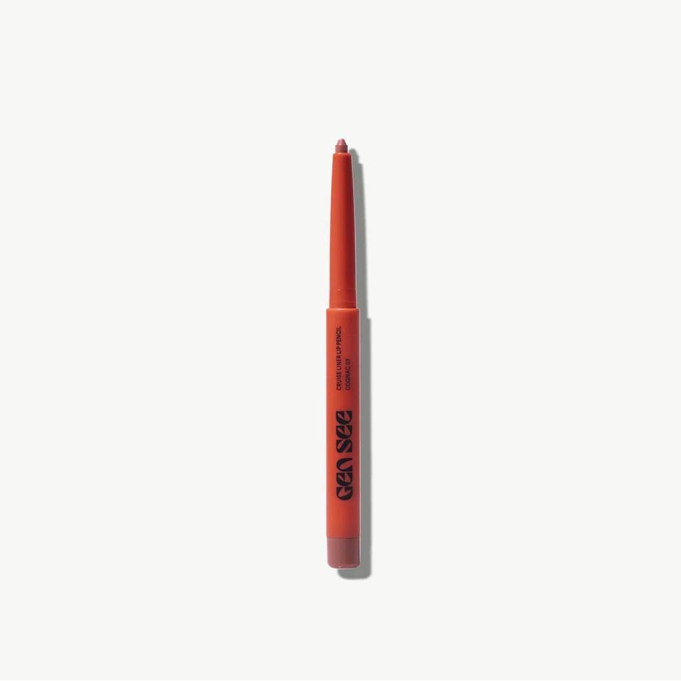Gen See Cruise Liner Lip Pencil - Cognac (Warm Toned Caramel Nude) + Bonus Premium Korean Blueberry Sheet Masque