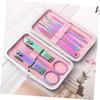 WOONEKY 1set Stainless Steel Nail Clipper Set for Manicure and Pedicure Ergonomic Nail Trimming Tools for Adults view 4