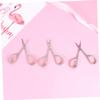 MERRYHAPY 3pcs Finely Crafted Stainless Steel Scissors for Facial Hair Nose Hair Eyebrow Trimming to Use view 3