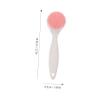 Beatifufu 2pcs Manual Facial Cleansing Brush Scrubber for Gentle Exfoliation Non-Abrasive Design Random Colors for All Skin Types and Ages view 2