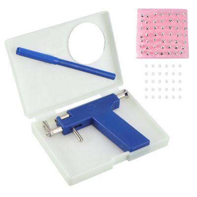 SOESFOUFU Safe Tool Kit Eargun Suit for Professional or Home Use Ear//navel 48 Studs 100 Earrings