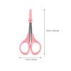 Beatifufu 1set Eyelash Scissor Set Eyebrow Trimming Tools Stainless Steel Eyelash Spiral Curved Scissors for Precision Makeup Application for Separation and Styling view 4