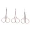 Beatifufu 3pcs Stainless Steel Scissors Grooming Scissors Nose Hair Trimmer Vibrissa Scissor Eyebrow Scissor Beauty Care Tools view 1