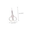 Beatifufu 3pcs Stainless Steel Scissors Grooming Scissors Nose Hair Trimmer Vibrissa Scissor Eyebrow Scissor Beauty Care Tools view 2