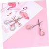 Beatifufu 3pcs Stainless Steel Scissors Grooming Scissors Nose Hair Trimmer Vibrissa Scissor Eyebrow Scissor Beauty Care Tools view 4