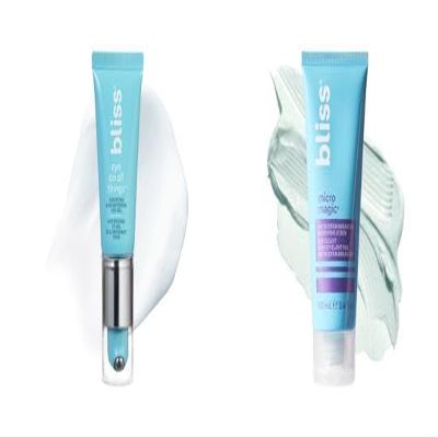 Bliss Eye Do All Things Eye Gel + Micro Magic Facial Exfoliator | Exfoliating & Hydrating Duo