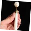 COOLHIYA Natural Jade Roller for Face Massage Ergonomic Single Head Design for Skin Care Durable Handle Portable and Compact for Home Travel Use view 3