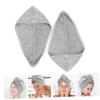 Cabilock 2pcs Super Absorbent Coral Fleece Hair Drying Cap Reusable Bath Towel Wrap for Women Lightweight Hair Turban for Quick Drying for Travel and Everyday Use view 3