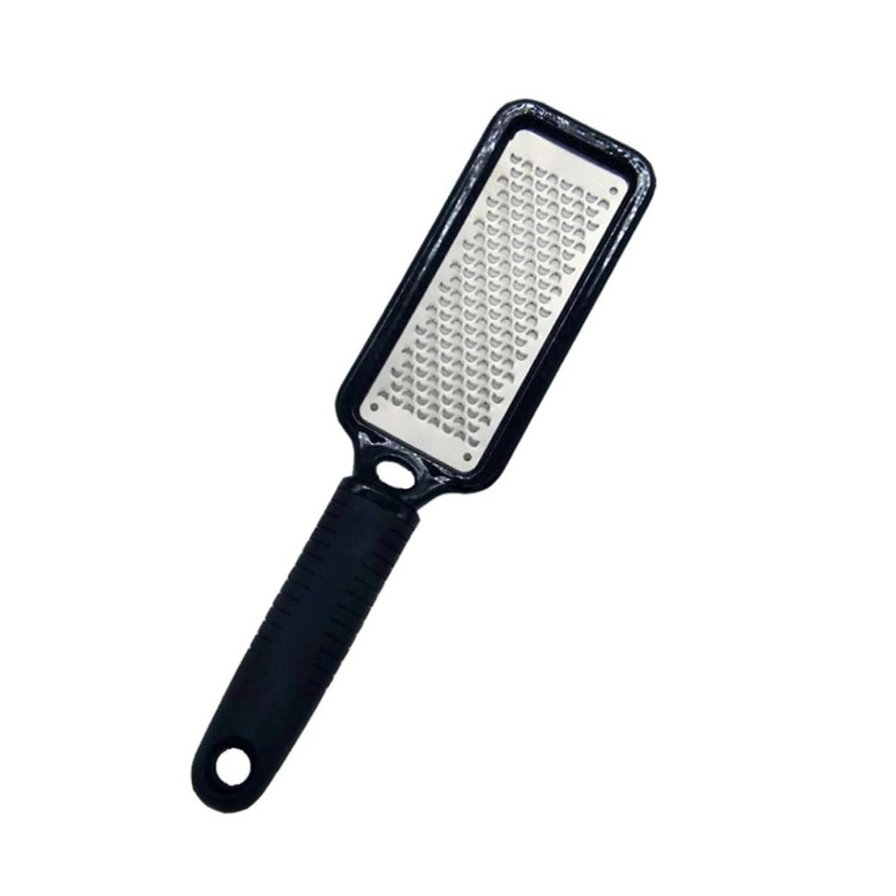 Beatifufu 1pc Stainless Steel Feet Files Dead Skin Remover Pedicure Scrubber Remover for Foot Double Sided Foot Remover for Feet Ergonomic Handle