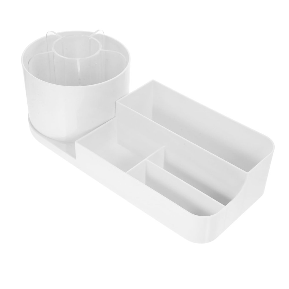 ABOOFAN Makeup Case Dividers Brush Holder Vanity Organizer Cosmetics Storage Rotating Makeup Box