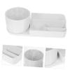 ABOOFAN Makeup Case Dividers Brush Holder Vanity Organizer Cosmetics Storage Rotating Makeup Box view 2