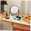 ABOOFAN Makeup Case Dividers Brush Holder Vanity Organizer Cosmetics Storage Rotating Makeup Box view 4