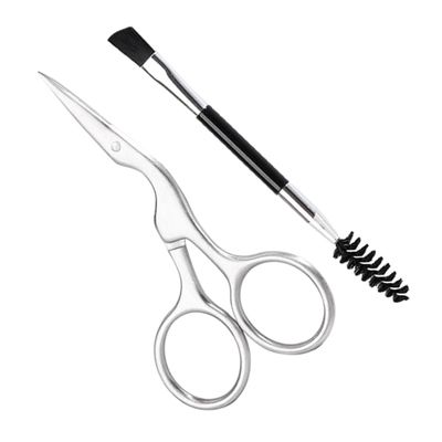 Beatifufu 2pcs Professional Eyebrow Trimmer for Women Includes Brush and Comb for Brow Grooming
