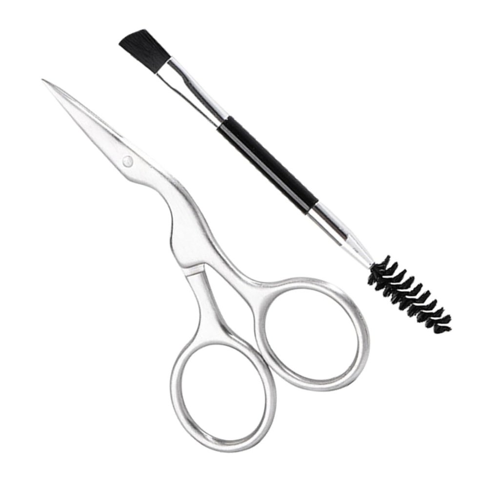 Beatifufu 2pcs Professional Eyebrow Trimmer for Women Includes Brush and Comb for Brow Grooming