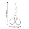 Beatifufu 2pcs Professional Eyebrow Trimmer for Women Includes Brush and Comb for Brow Grooming view 2