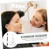 Beatifufu 2pcs Professional Eyebrow Trimmer for Women Includes Brush and Comb for Brow Grooming view 3