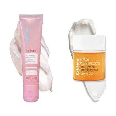 Bliss Jelly Glow Peel + Bright Idea Vitamin C Moisturizer Duo