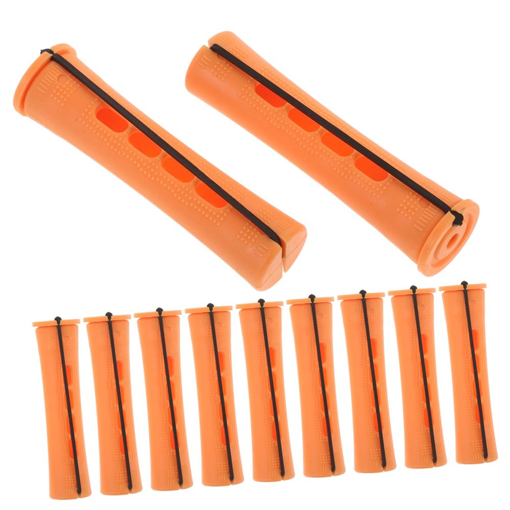 HONMEET 30pcs Plastic Hair Perm Rods for Curling Flexible and Curlers for Hair Lightweight Styling Tools Easy to Use Without Heat