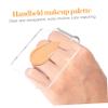 HONMEET Acrylic Makeup Palette Mixing Tray Spatula Storage Pouch Makeup Organizer and Storage for Beginners and Professionals view 4
