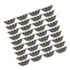 Garneck 150pcs Leakproof Candle Melt Liner Cups Wax Warmer Paper Trays for Aromatherapy and Home Use Elegant Black Design view 1