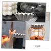 Garneck 150pcs Leakproof Candle Melt Liner Cups Wax Warmer Paper Trays for Aromatherapy and Home Use Elegant Black Design view 2