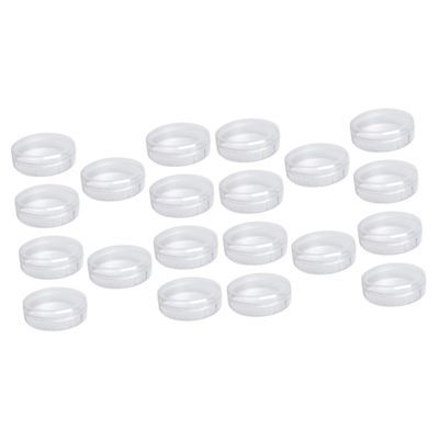 ABOOFAN 20pcs Travel Toiletry Containers Empty Powder Puff Cases Makeup Puff Storage Boxes Dry Wet Container for Home and Travel