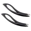 PLAFOPE Stainless Steel Slant Tip Eyebrow Tweezers for Men and Women Precision Facial Hair Removal Tool Compact 3.54 Inch Beauty Accessory view 1