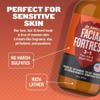 Dr. Eddie's Facial Fortress 3 in 1 Face, Hair, & Beard Wash - Beard Dandruff Shampoo for Men, Beard Cleanser, Face Wash, Beard Care, Face Soap with Pyrithione Zinc - 8 Fl Oz (Pack of 1) view 4