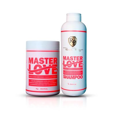 Robson Peluquero Master Love Post-Chemical Hair Care Set | Shampoo 1L + Treatment Mask 1kg | Deep Protein & Mass Replenishment, Bond Haircare Repair, pH Balance & Damage Recovery for Bleached Hair