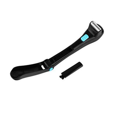 NOLITOY Back Hair Trimmer for Men Electric Body Shaver Razor for Back Hair Removal Women Electric Shaver (Black)