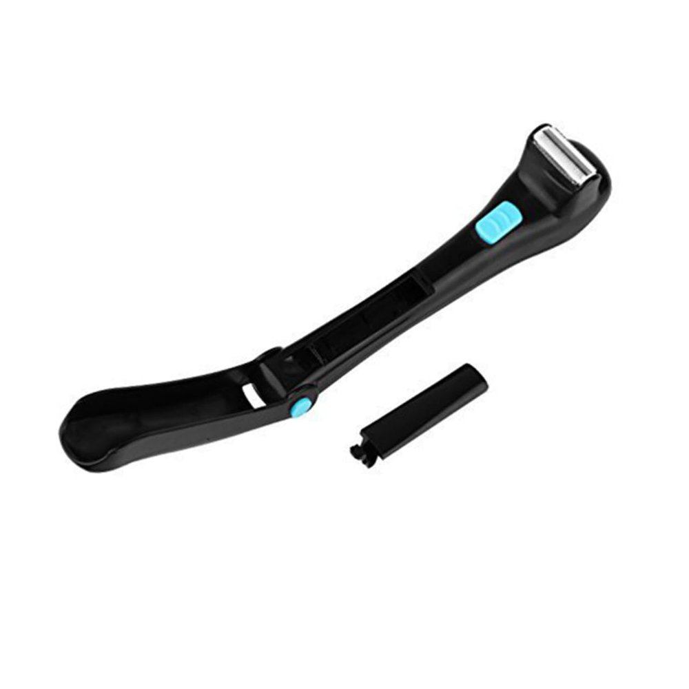 NOLITOY Back Hair Trimmer for Men Electric Body Shaver Razor for Back Hair Removal Women Electric Shaver (Black)