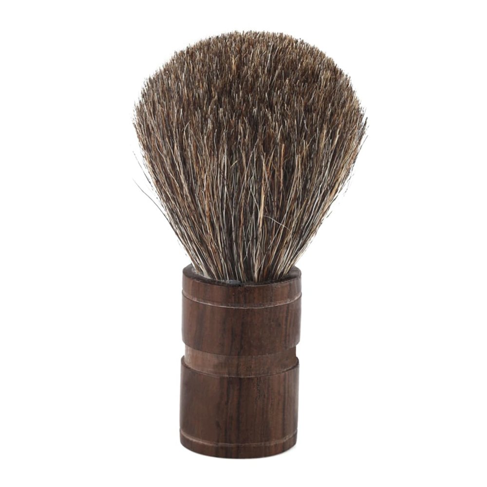 Outanaya Natural Boar Bristle Beard Brush with Wooden Handle for Men Soft Grooming Tool for All Beard Types for Wet Shaving and Daily Facial Care