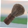 Outanaya Natural Boar Bristle Beard Brush with Wooden Handle for Men Soft Grooming Tool for All Beard Types for Wet Shaving and Daily Facial Care view 2