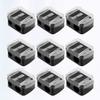 Didiseaon 30pcs Dual Hole Pencil Sharpener for Eyebrow Lip Liner and Eyeliner Portable Makeup Accessory for Women for Precision and Easy Use Black view 2
