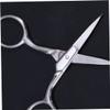 NOLITOY 2pcs Stainless Steel Eyebrow Scissors for Women Men Facial Hair Removal Beard Trimmer Nose Hair Scissors view 2