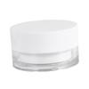 HONMEET 4pcs Refillable Cosmetic Cream Containers Airtight Lids for Face Cream Lotion and Storage and Leak Makeup Jars White view 1